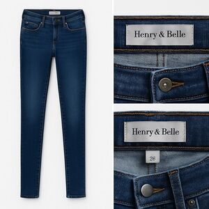 Henry & Belle Dark Blue Skinny Jeans